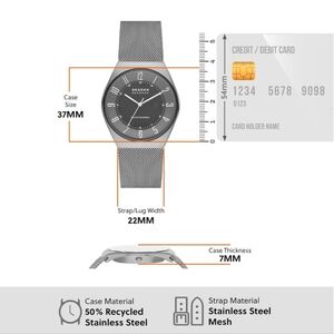 Skagen Silver Mesh Band Timepiece